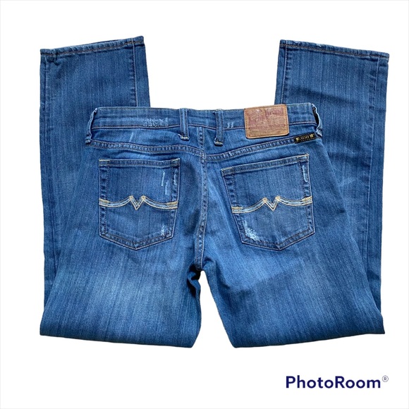 Lucky Brand Golden State Crop Jeans with Distressing Size 4/27 - Picture 1 of 12